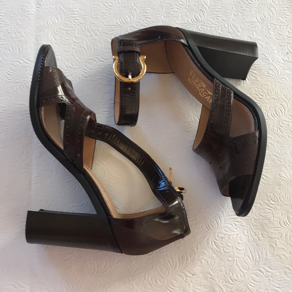 Ferragamo High Heel Wedge (women shoe)